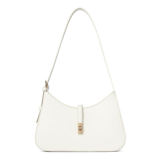 CLUCI Shoulder Bag for Women Purses for Women Handbag Hobo Bags for Women Vegan Leather Crossbody Purse with Adjustable Strap White