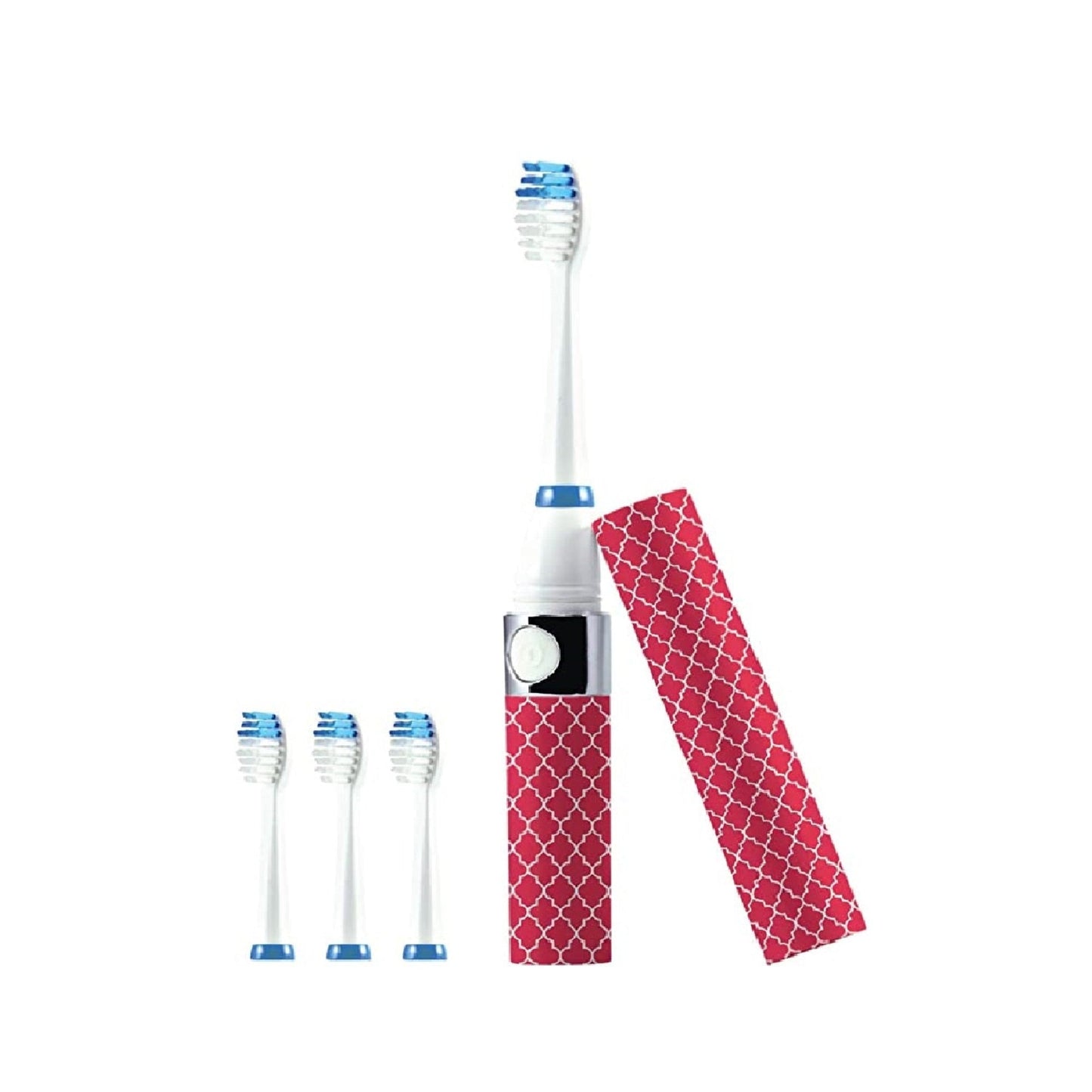 Portable Sonic Toothbrush with Travel Case & 360° Toothbrush Set